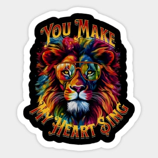 Wild Thing Lion Sticker